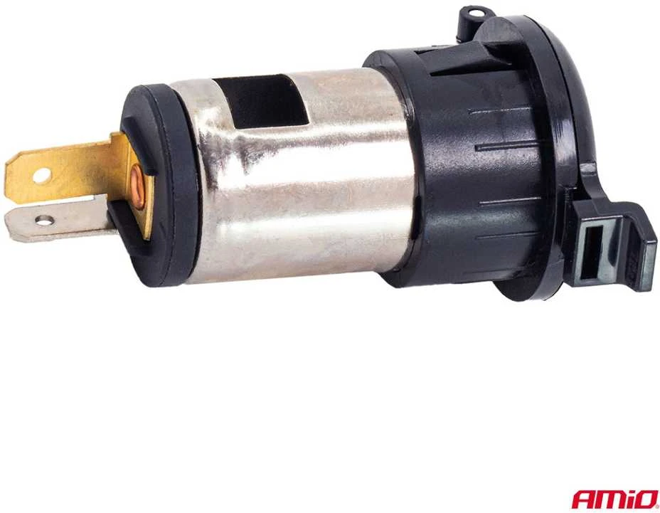 Papildomas maitinimo lizdas su dangteliu 250W 12V/24V, AMIO-04434