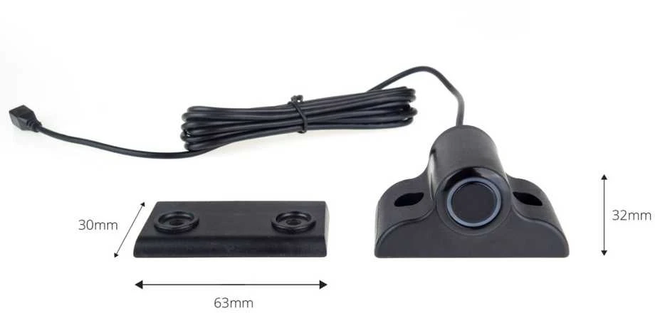 Parkavimo jutiklis sunkvežimiui, juodas 19 mm AMIO-02096