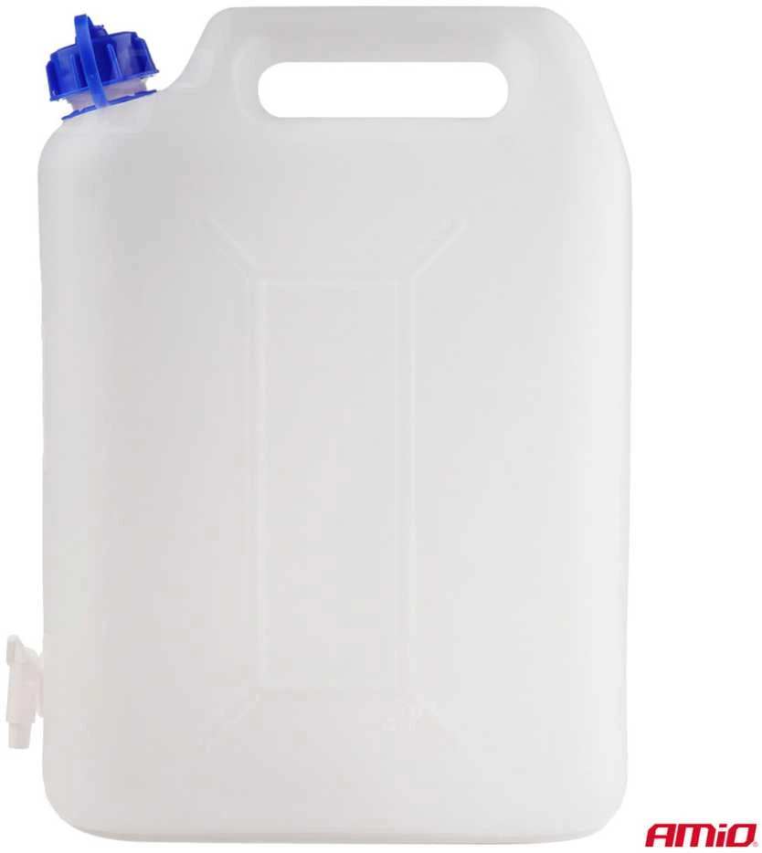 Plastikinis vandens bakas su čiaupu 20 L – AMIO-03204