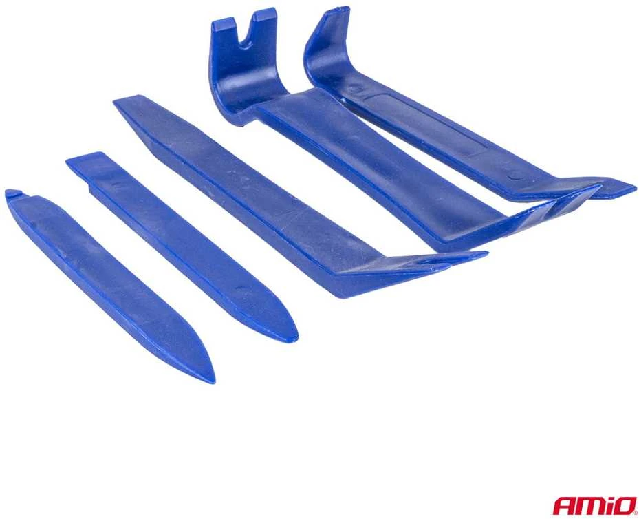 Plastiko suvirinimo rinkinys su kaiščiais ir segtukais, 1211 vnt. AMIO-04746