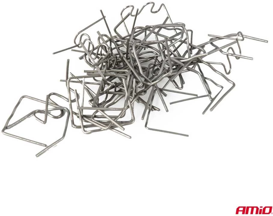 Plastiko suvirinimo segtukų rinkinys, 3000 vnt. AMIO-04743