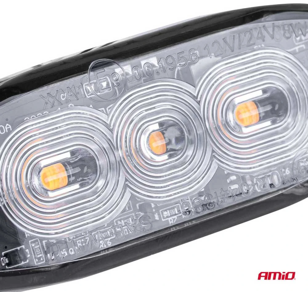 Įspėjamasis LED žibintas Amio IP67