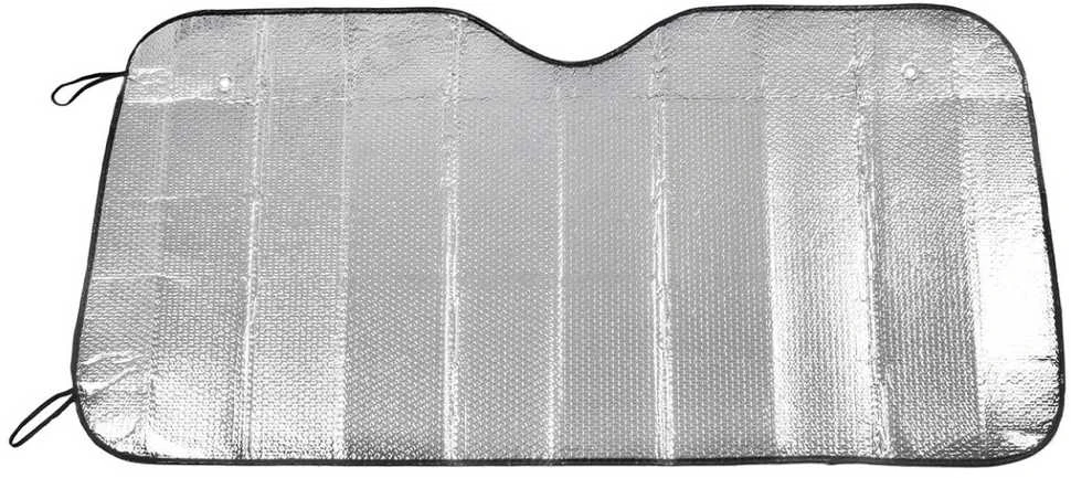 Priekinio stiklo apsauga 145x70 cm, sidabrinė, PE burbulinė AMIO-01532