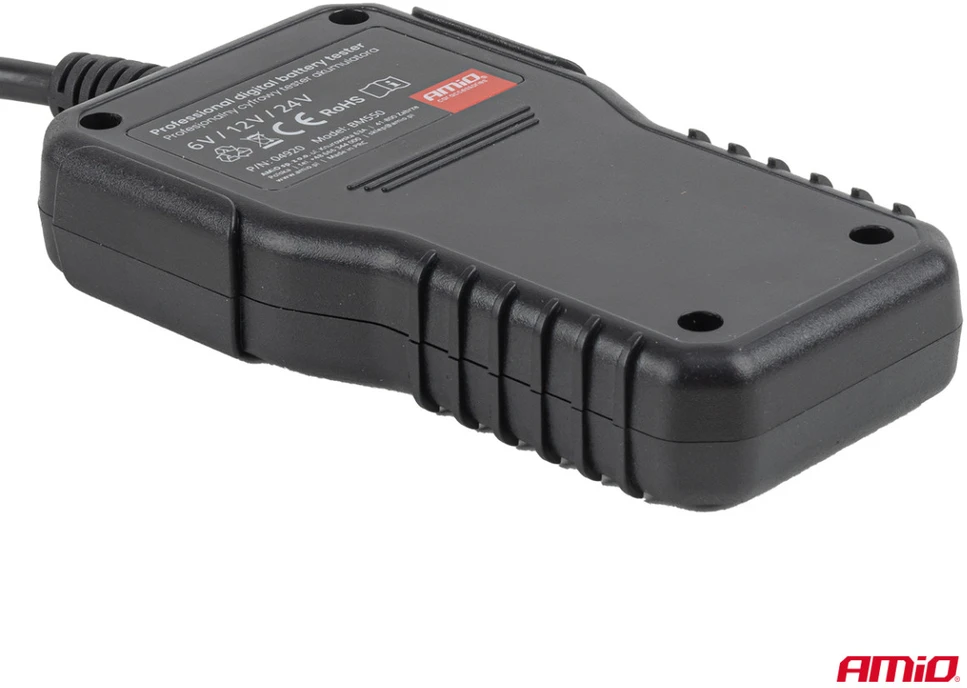 Profesionalus skaitmeninis akumuliatorių testeris 2?220 Ah 6 V 12 V 24 V amio-04920