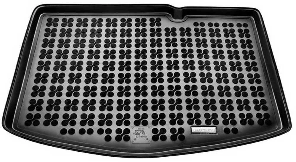 Rezaw Plast Guminis bagažinės kilimėlis Toyota Yaris III Hybrid 2011-2014m. (apatinė dalis / su plonu atsarginiu ratu)