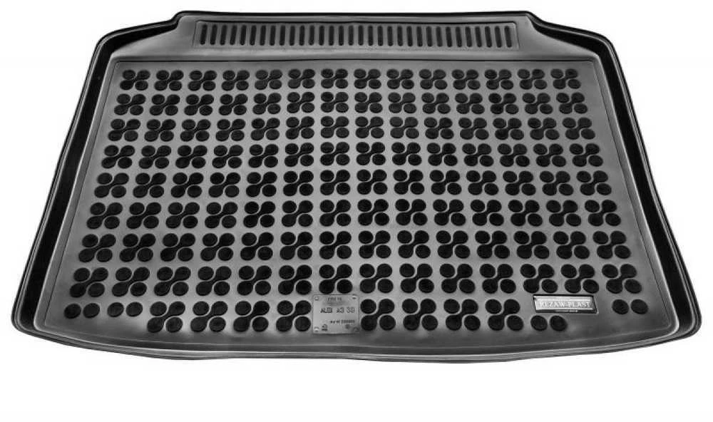 Rezaw Plast Guminis bagažinės kilimėlis Audi A3 Hatchback 2012-2020m. (3 durų / versija su nestandartiniu atsarginiu ratu)
