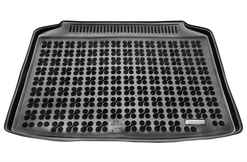 Rezaw Plast Guminis bagažinės kilimėlis Audi A3 Sportback 2012-2020m. (versija su nestandartiniu atsarginiu ratu)