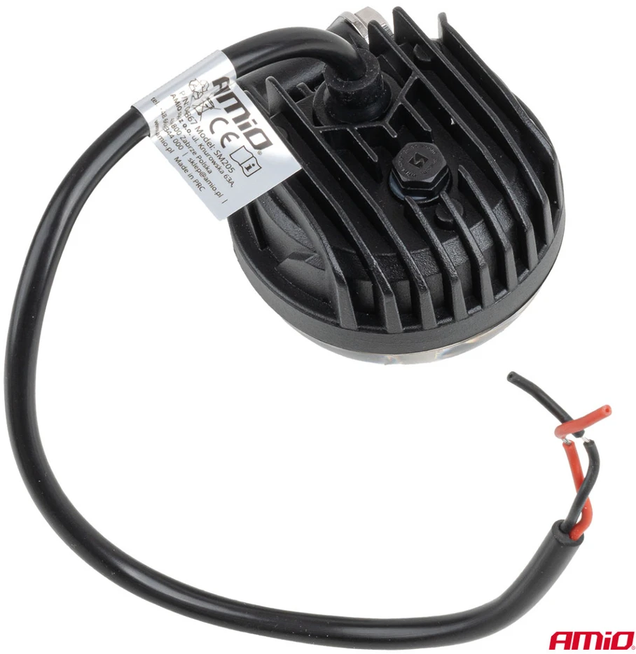 Saugos zonos šviestuvas šakiniams krautuvams, U formos su raudona šviesa, 10W 10–80V IP6K9K AMIO-04867