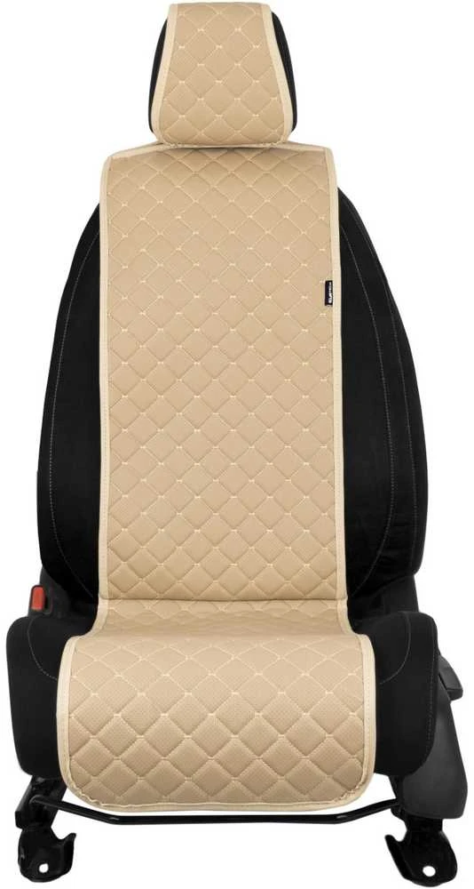 Sėdynės užvalkalas EVAtech ECO Basic, 1 vnt. - smėlio / smėlio kraštai / smėlio siūlės