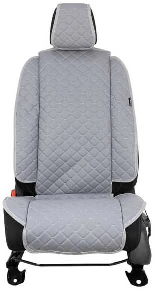 Sėdynės užvalkalas EVAtech ECO Max, 1 vnt. - pilka / pilki kraštai / pilkos siūlės