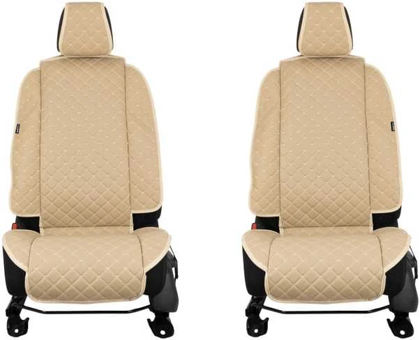 Sėdynių užvalkalai EVAtech ECO Max, 2 vnt. - smėlio / smėlio kraštai / smėlio siūlės