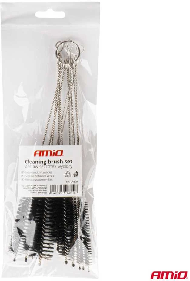 Šepetėlių rinkinys valymui AMIO-04331