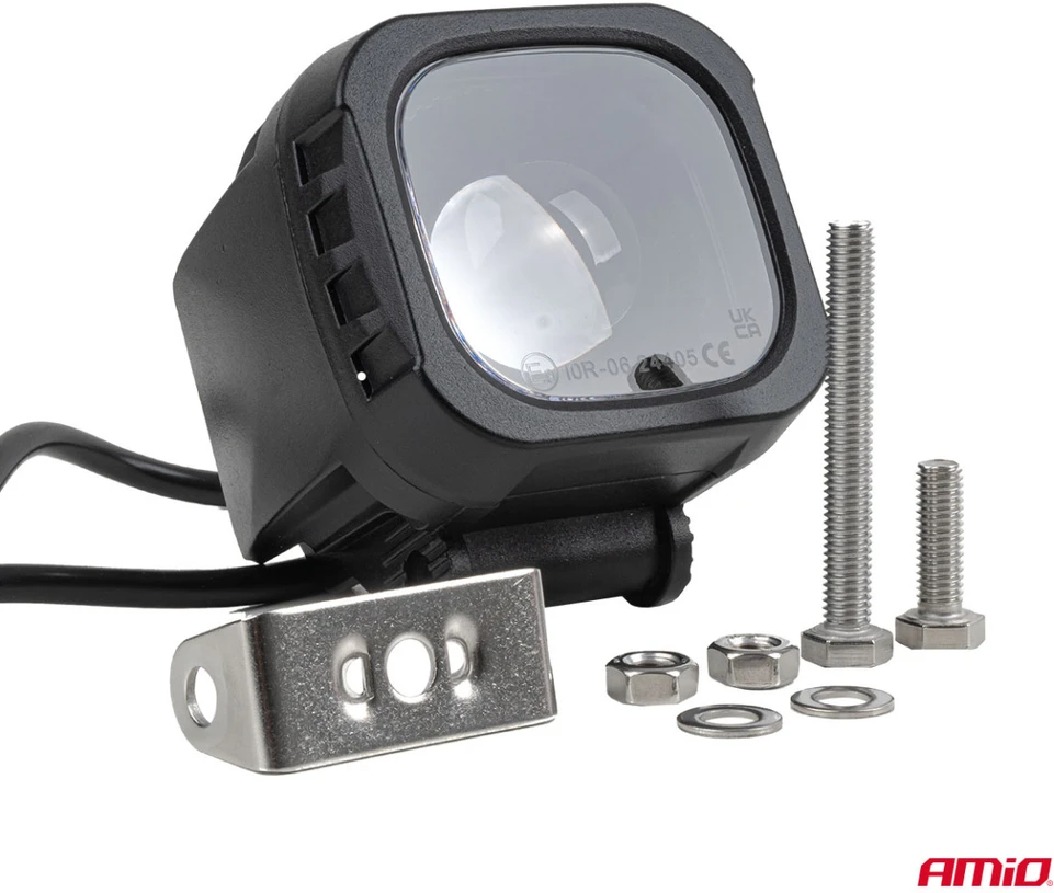 Signalinis žibintas šakiniams krautuvams, mėlyna rodyklė, 15W 10–80V IP6K9K AMIO-04866