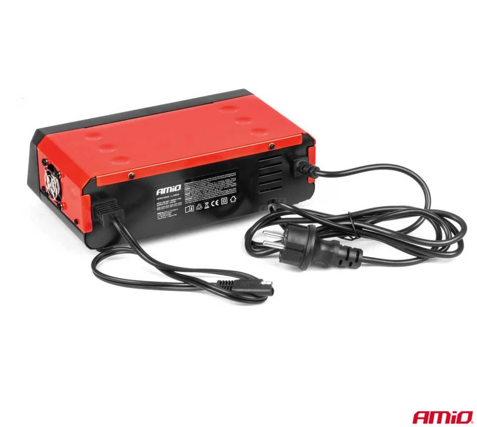 Skaitmeninis akumuliatoriaus įkroviklis 10A 6V/12V AMIO-04056