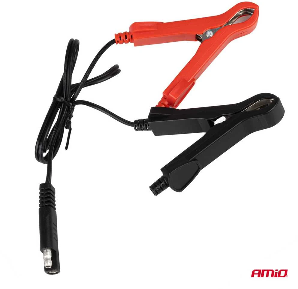 Skaitmeninis akumuliatoriaus įkroviklis AGM/GEL/STD/LiFePO4 5A 6/12V PRO AMIO-04527