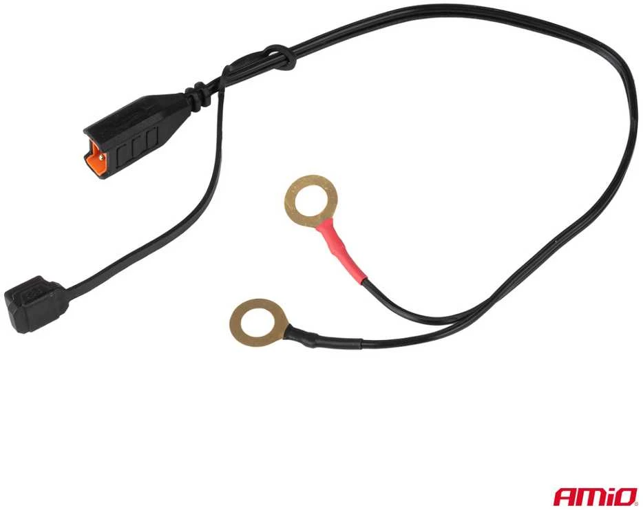 Skaitmeninis akumuliatoriaus įkroviklis AGM/GEL/LiFePO4 6A 6/12V PRO HOOK AMIO-04532