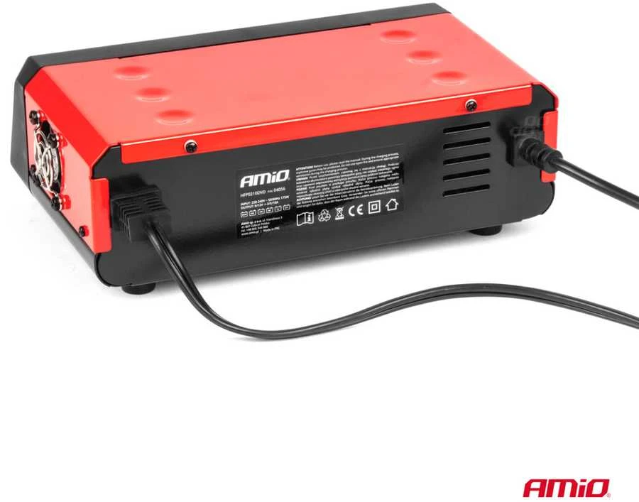 Skaitmeninis akumuliatoriaus įkroviklis 10A 6V/12V AMIO-04056