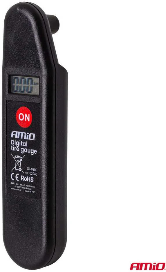 Skaitmeninis manometras 10 bar (3–150 PSI) AMIO-02940