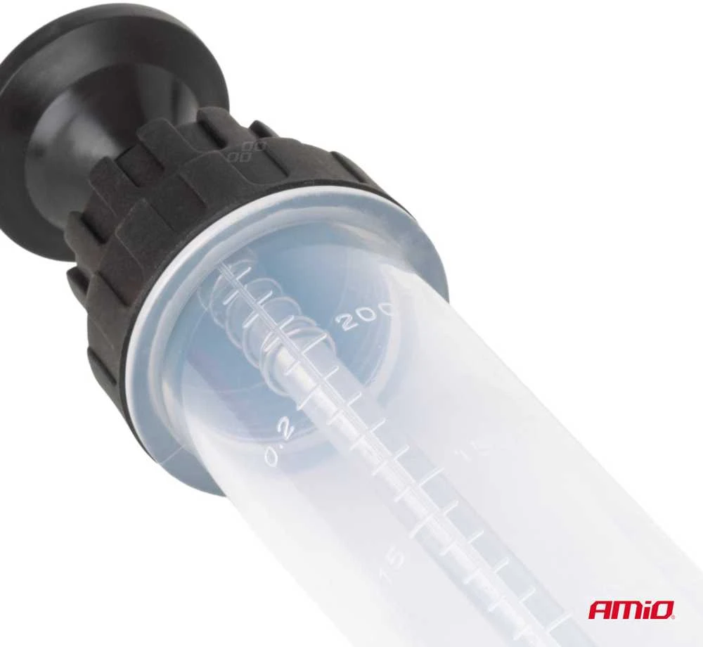 Skysčių ir alyvos ištraukimo švirkštas 200 ml AMIO-03156