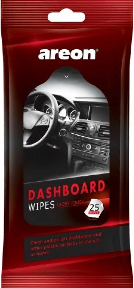 Areon Wipes Dashboard, šluostės salonui, 25 vnt