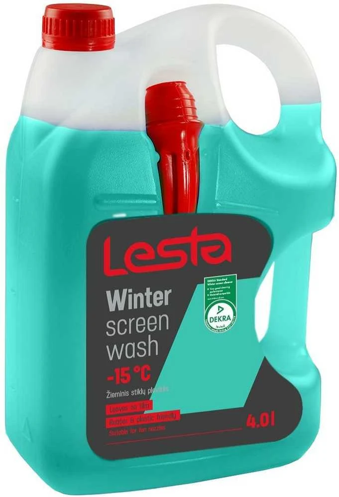 LESTA Windscreen Washer Fluid -15°C, priekinio stiklo plovimo skystis, 4 L