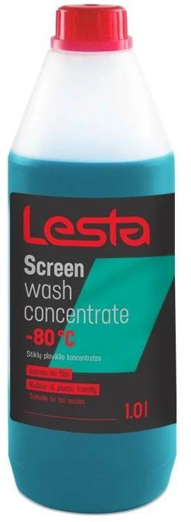 LESTA Concentrated Windscreen Washer Fluid -80°C, koncentruotas priekinio stiklo plovimo skystis, 1 L