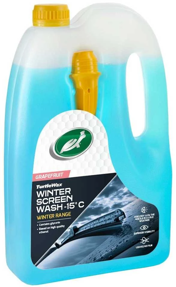 TURTLE WAX Windscreen Washer Fluid -15°C, priekinio stiklo plovimo skystis, 4 L