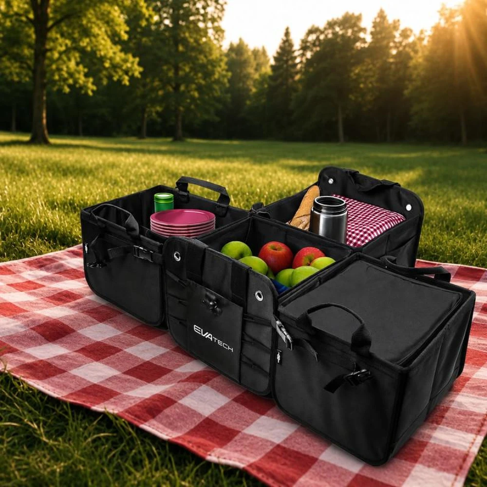 Sulankstoma automobilio bagažinės daiktadėžė 2 Plus Froze EVAtech 60×37×32 cm