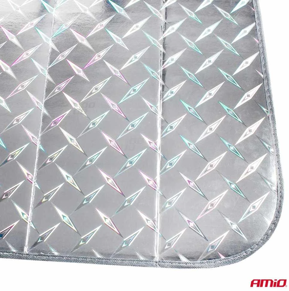 Sulankstoma saulės uždanga automobiliui 130x60 cm AMIO-02907