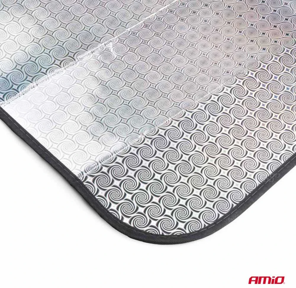 Sulankstoma saulės uždanga automobiliui 145x70 cm AMIO-04374