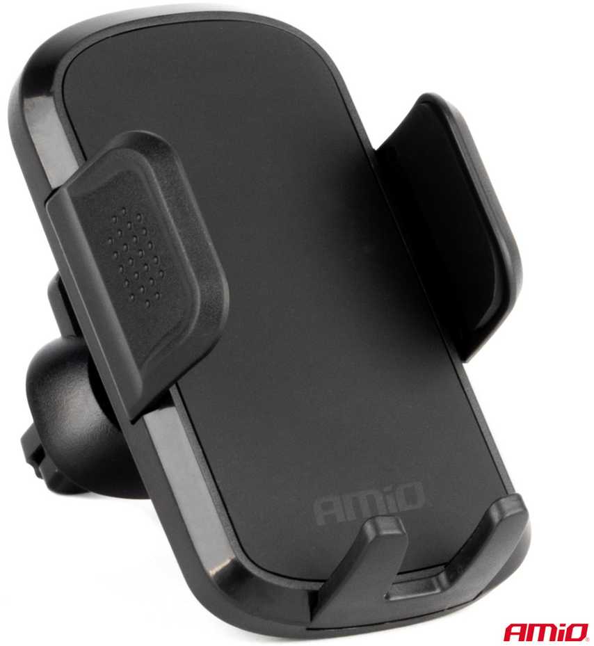 Telefono laikiklis 2in1 – prie stiklo ir ventiliacijos grotelių AMIO-04136