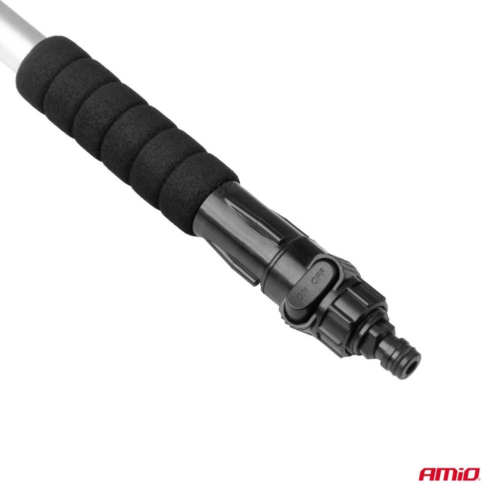 Teleskopinis šepetys su vandens jungtimi, Chenille 120-200cm AMIO-02398