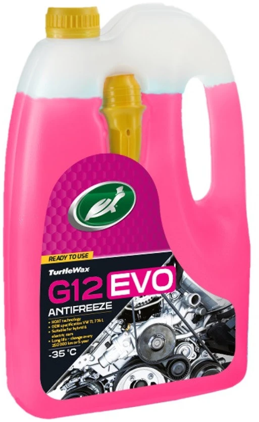 Turtle Wax Antifreeze G12 EVO -35°C, aušinimo skystis, 4 l
