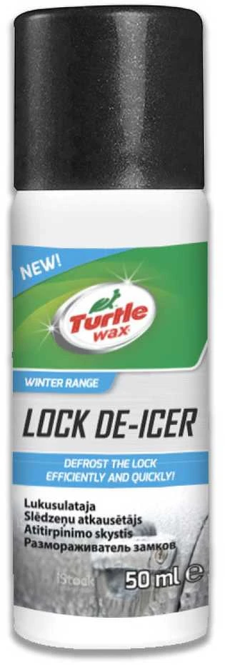 TURTLE WAX Lock De-Icer, ledo tirpiklis užraktui, 50 ml