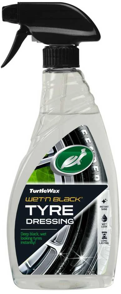Turtle Wax WET N Juodas, padangų juodinimo priemonė, 500 ml