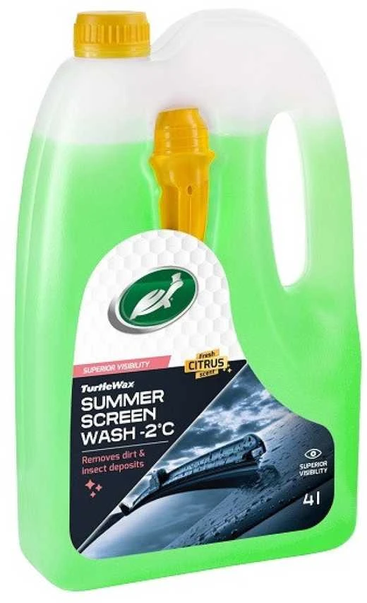 TURTLE WAX Windscreen Washer Fluid -2°C, priekinio stiklo plovimo skystis, 4 L