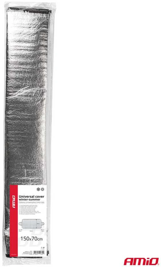 Universali priekinio stiklo uždanga vasarai/žiemai 150x70 cm AMIO-01389