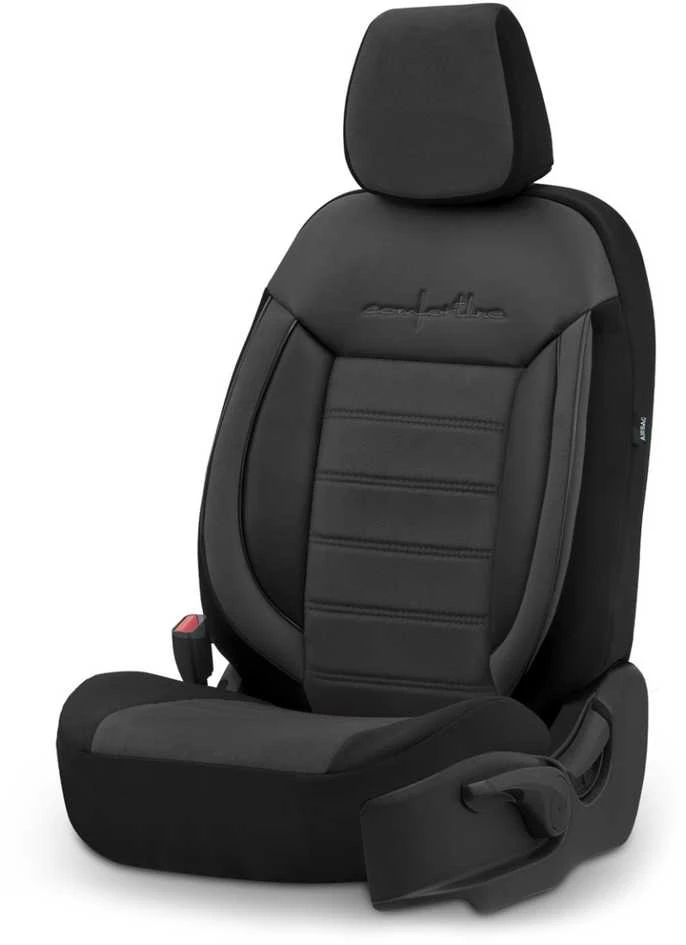 Amio Universalūs sėdynių užvalkalai OTOM, COMFORTLINE - juoda