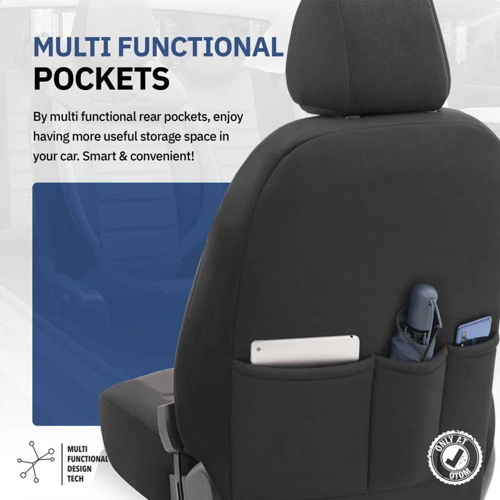 Amio Universalūs sėdynių užvalkalai OTOM, COMFORTLINE - juoda