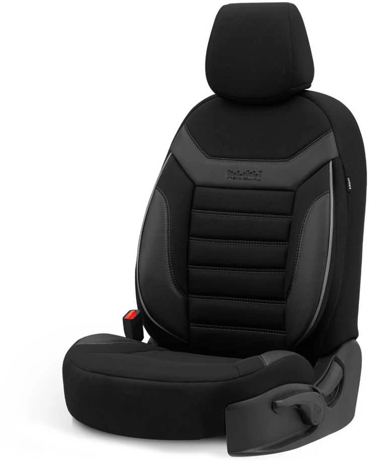 Automobilio sėdynės užvalkalas OTOM Individual juoda pilka