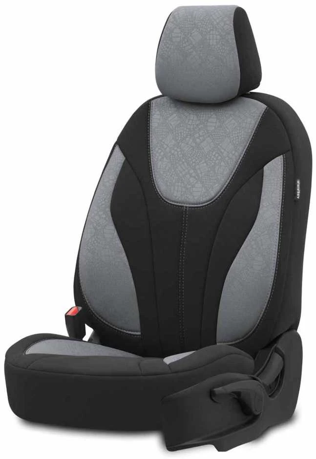 Amio Universalūs sėdynių užvalkalai OTOM, RUBY - pilka / juoda