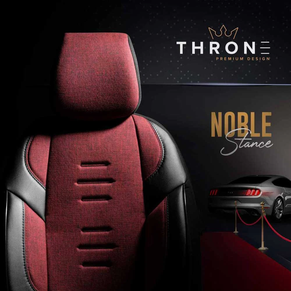 Amio Universalūs sėdynių užvalkalai OTOM, THRONE - raudona