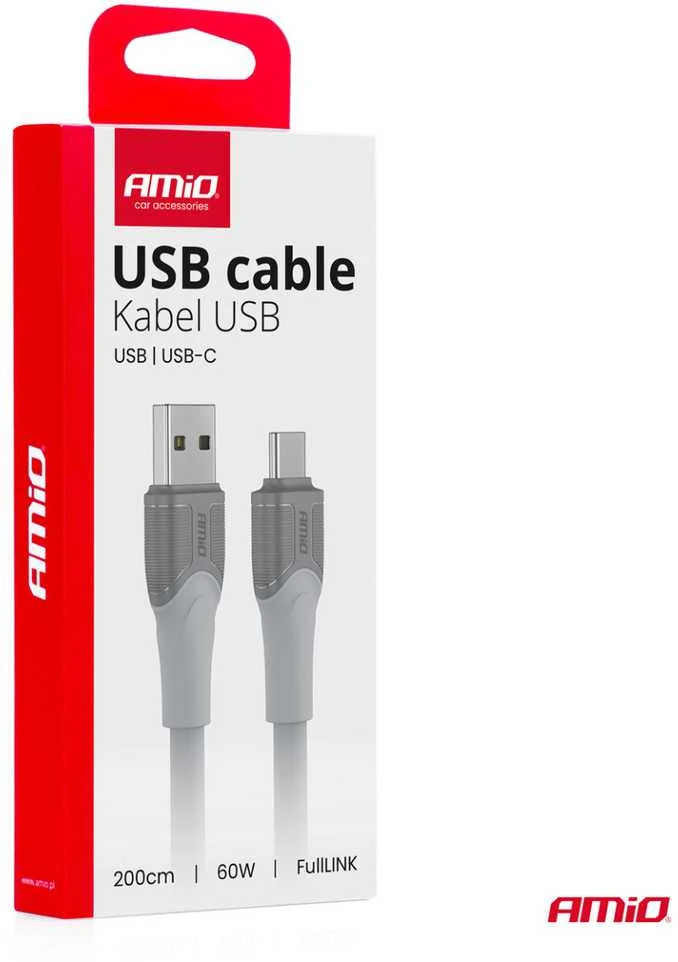 USB-A į USB-C kabelis 60W 2 m FullLINK X111 AMIO-04290