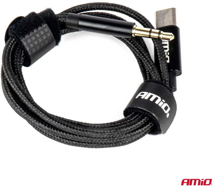 USB-C į 3,5 mm Mini Jack AUX kabelis 1 m AMIO-04294