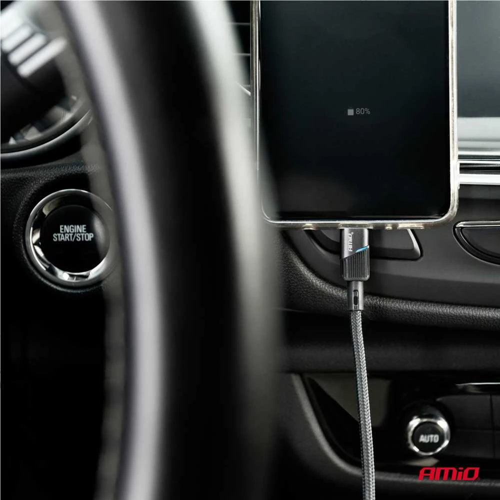 USB-C į USB-C kabelis 60W 200 cm FullLINK AMIO-03927