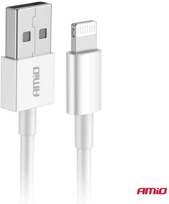 USB – „Lightning“ laidas 2A 100cm „FullLINK AMIO-03895“
