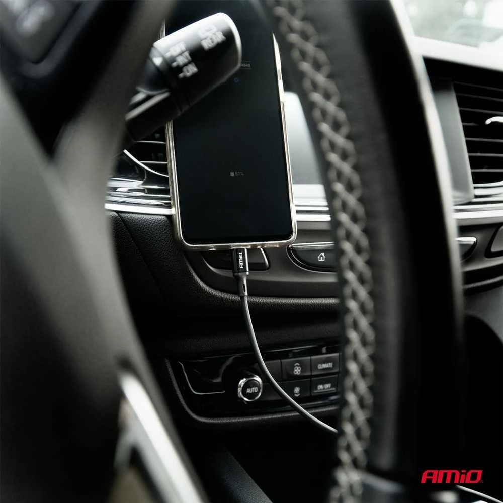 USB – USB-C kabelis 2A 200 cm FullLINK AMIO-03900