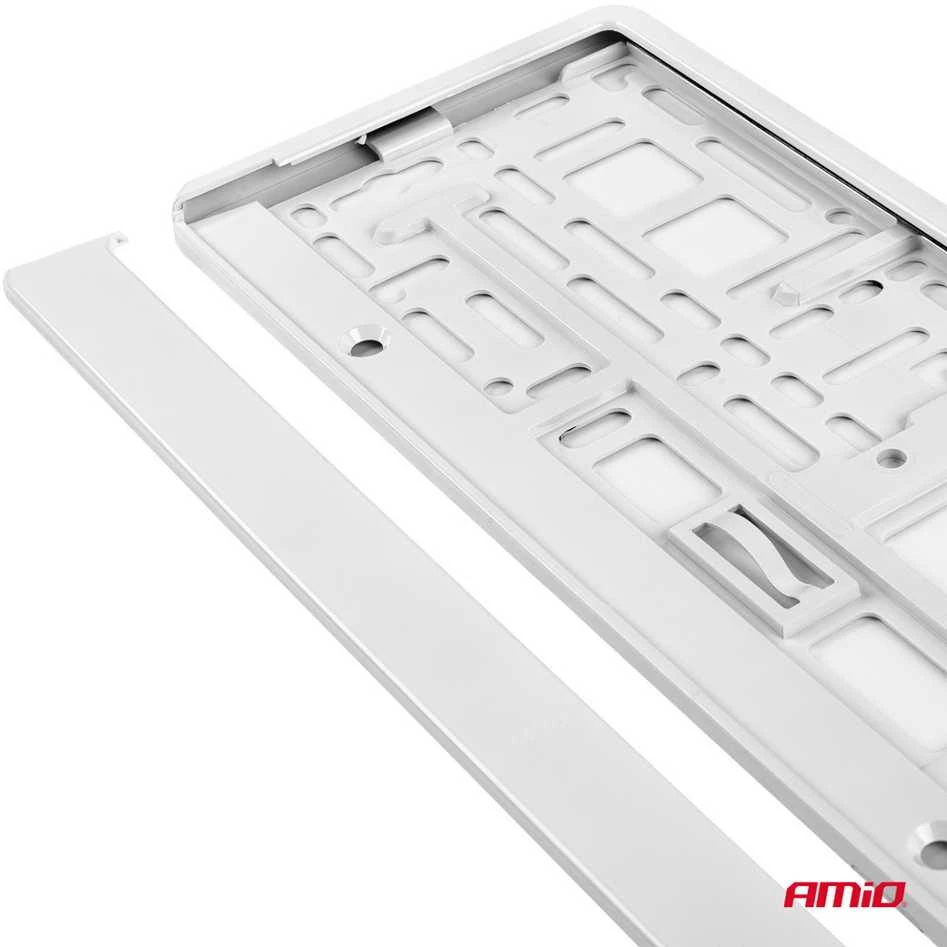 Numerio laikiklis – metalizuotas baltas, AMIO-71780BI