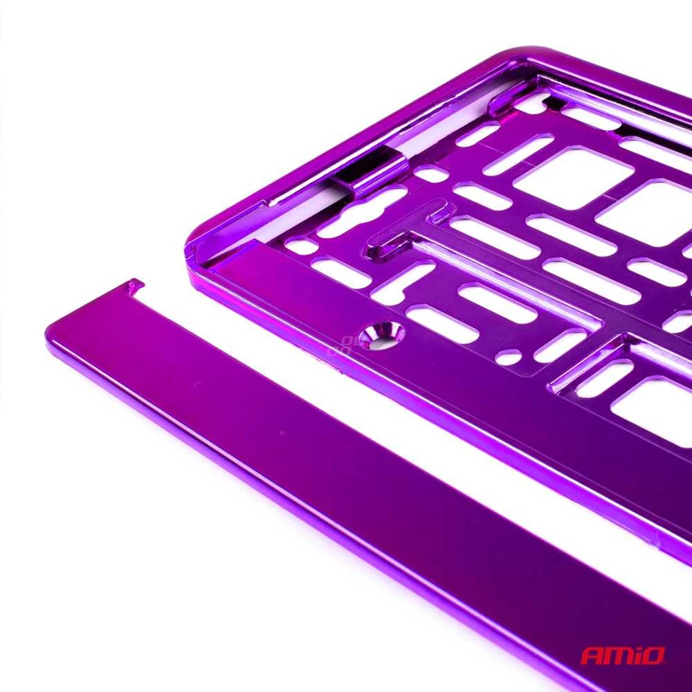 Numerio laikiklis – metalizuotas violetinis, AMIO-03172