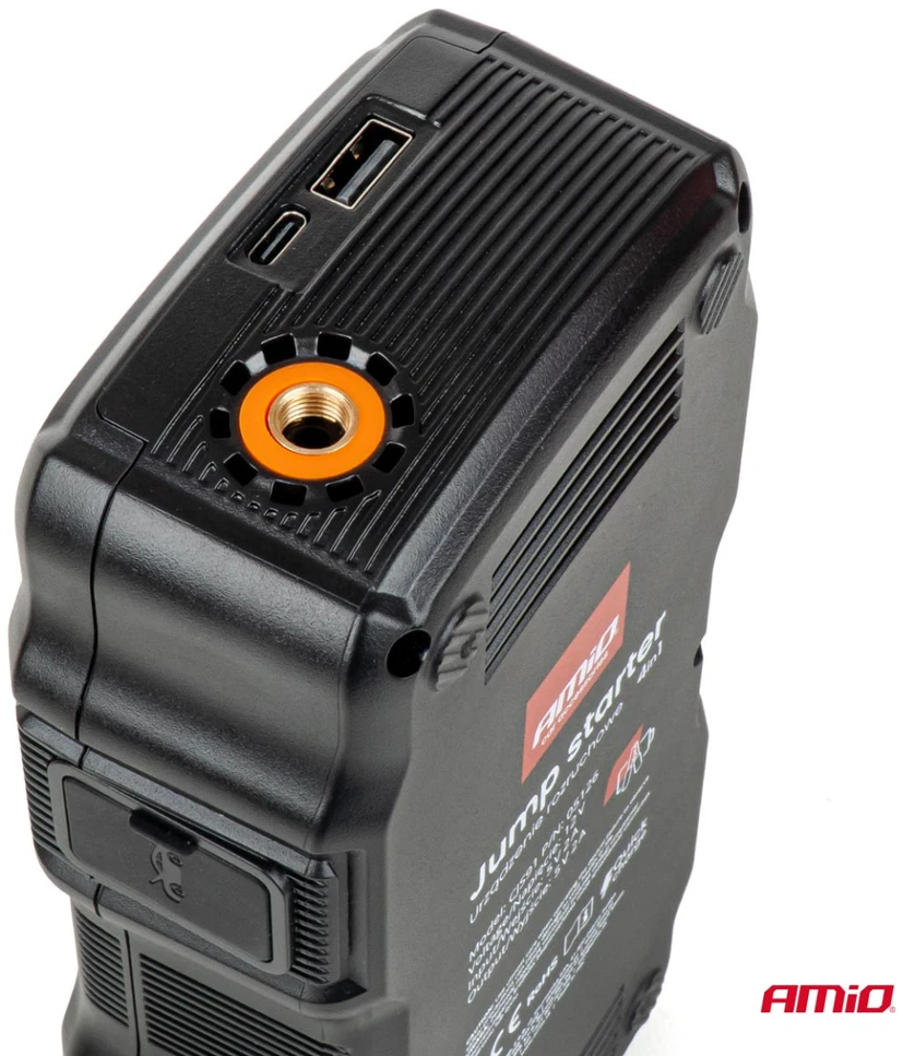 Projektorius Paleidimo įrenginys jump starter booster 4in1 12V 17Ah 900A amio-05126